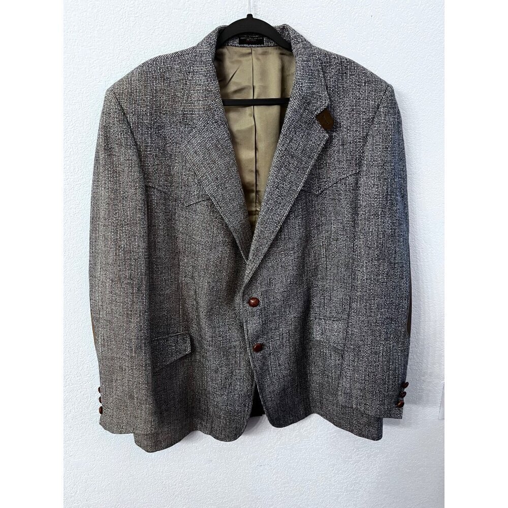 Luskey’s Western tweed blazer mens size large